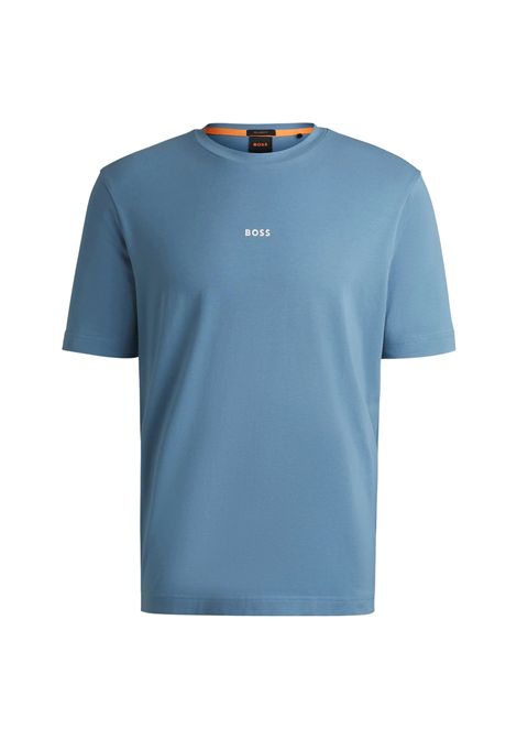 T-shirt Hugo Boss Tchup Blu Pastello Uomo HUGO BOSS | T-shirt | 50473278-462